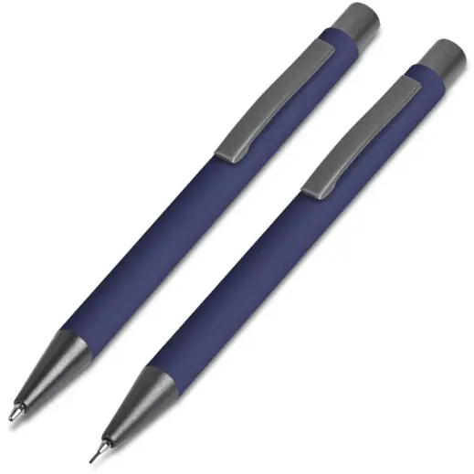 Omega Ball Pen & Pencil Set Navy